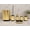 Gold, variant on 7 Piece Bathroom Accessory Set Regency Silver