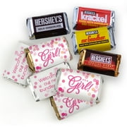It's a Girl Birth Announcement Mini Wrappers
