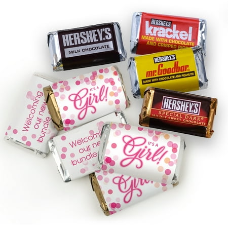 It's a Girl Birth Announcement Mini Wrappers