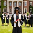 thumbnail image 3 of Graduation Stole Sash Long Bachelor Gown Scarf Colorful Graduation Ribbon Graduate Honor Stole for Bachelor Dress, 3 of 7