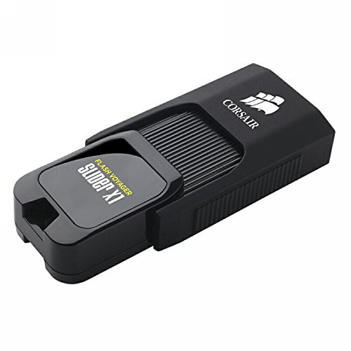 Corsair Flash Voyager Slider X1 16GB USB 3.0 Flash Drive, Black