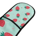 thumbnail image 4 of Yayeee Double Oven Mitt Kitchen Heat Resistant Baking 35" x7" Quilted Glove, Green Strawberry, 4 of 6