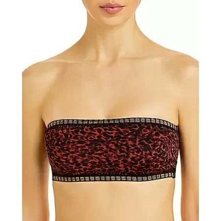Platinum Inspired by Solange Ferrarini Womens Crochet Bandeau Bikini Top Large