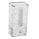 thumbnail image 2 of Soporte rectangular para caja de pañuelos, caja de almacenamiento para toallas faciales, servilletero para dormitorio, casa, baño, cocina, decoración Montado en la pared transparente mayimx Organizador de servilletas, 2 of 9