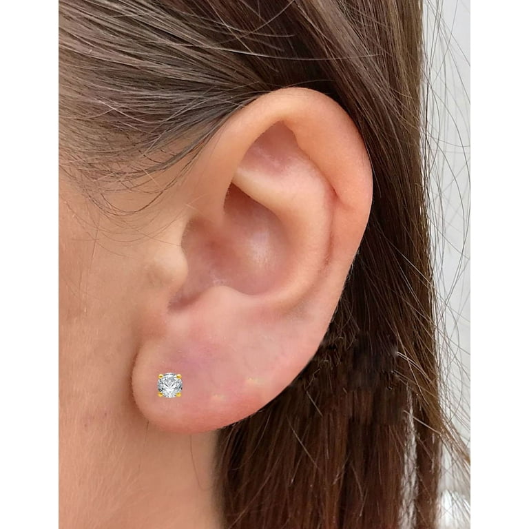 Quarter carat diamond earring sale