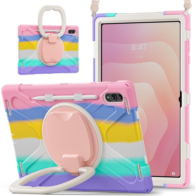 Samsung Galaxy Tab S11 Ultra2025 Modèle Étui de Protection, Support à 360 Degrés, Support pour Stylet S (Couleur)