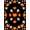 Black Orange White, Pattern 2, variant on ODIKA Pumpkin Welcome Spooky Bat Fiber Doormat Door Halloween Ghost Refined Structured for Bedroom, Nursery, RV, Pet Friendly & Kids Safe Bedside