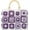 A Purple, variant on Granny Square Straw Beach Bag Women Knit Tote Handbag Top-handle Hobo Bags Crossbody Shoulder Purse Beach Bag 2024
