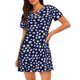 thumbnail image 1 of Fotbe Daisies Flowers Bata de Dormir para Mujer con Estampado, Camisón de Algodón de Manga Corta, Ropa de Dormir Casual, 1 of 6
