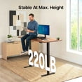 thumbnail image 6 of VIVO Black Electric Dual Motor Standing Desk Frame for 41 to 92 inch Table Tops, 6 of 8