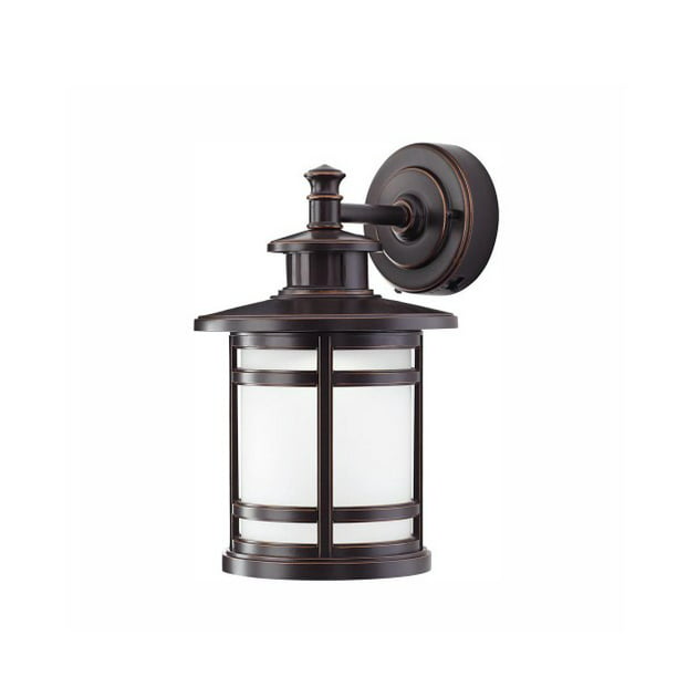 Oil Rubbed Bronze Motion Sensor Outdoor, Bronze Outdoor Led Wall Lantern Sconce