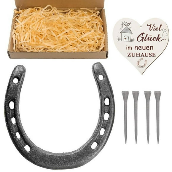 Iron Horseshoe Horseshoes For Adults Wall Hung Luck Christmas Decorations Horse Theme Party Wedding Birthday Supplies