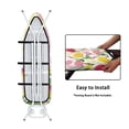 thumbnail image 4 of HELLHERO Tulip Flower Print Ironing Board Cover Polyester Iron Cover for Ironing Board, Scorch Resistant Ironing Board Cover Protector Decorative Covers for Ironing Board, 54" x 15" Inch, 4 of 5