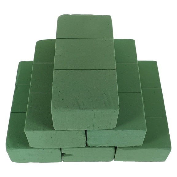 HOMEMAXS  6 Pcs Floral Floam Blocks Dry Foam for Artificial Flowers Green