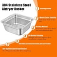thumbnail image 4 of Replacement Tray Mesh Basket for Air Fryer Basket, 4 of 5