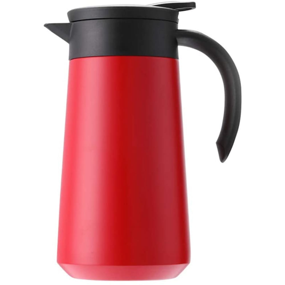 Stainless Steel Thermal Coffee Carafe with Lid, 800 ml Double Walled