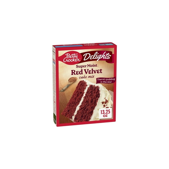 Betty Crocker Delights Super Moist Red Velvet Cake Mix (Pack of 8)