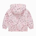 thumbnail image 4 of zuwimk Baby Windbreaker Jacket Toddler Kids Boys Girls Windproof Jacket Trendy Cute Cartoon Flowers Car Pattern Hooded Coat Rain Coat(10-12 Years,Pink), 4 of 4