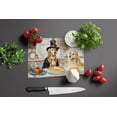 thumbnail image 2 of Golden Retriever Fall Kitchen Pumpkins Glass Cutting Board Large 12 in x 15 in, 2 of 5