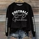thumbnail image 1 of mfyjkho Tops Para Hacer Ejercicio Para Mujer, Blusa Holgada Sin Capucha De Manga Larga Con Estampado Informal Para Mujer Tops Para Salir Para Mujer Xl, 1 of 4