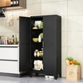thumbnail image 2 of Erosoei 47.3"H Metal Solid Storage Cainbet with 2 Doors and 3 Adjuctable Shelves, 2 of 6