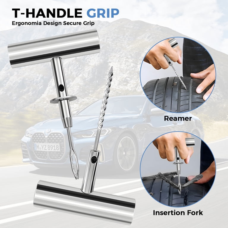 Lafati 69-Piece Heavy-Duty Tire Repair Kit with T-Handle photo 2
