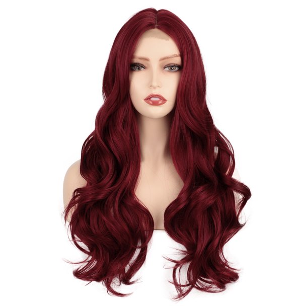 Peluca de mujer europea y americana, peluca de onda pequeña, peluca de fibra de onda grande, peluca de cabello largo y rizado, cubierta para la cabeza