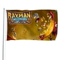 thumbnail image 1 of Rayman Legends Bandera impresa con temática, regalo perfecto para fanáticos, amigos y familiares, y adecuada para actividades al aire libre e interiores, decoraciones de fiesta. 90 cm × 150 cm., 1 of 6