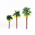 thumbnail image 2 of CRAFTHROU 12Pcs Plastic Palm Trees Mini Decor Trees Assorted Color Lifelike Simulation for Sandbox Scenes, 2 of 7