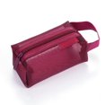 thumbnail image 3 of CHUANK Portable Square Mesh Storage Bag Zippered Mesh Cosmetic Bag Small Square Mesh Purse Travel Storage Carry Pouch Face & Storage Bags Discount, 3 of 8