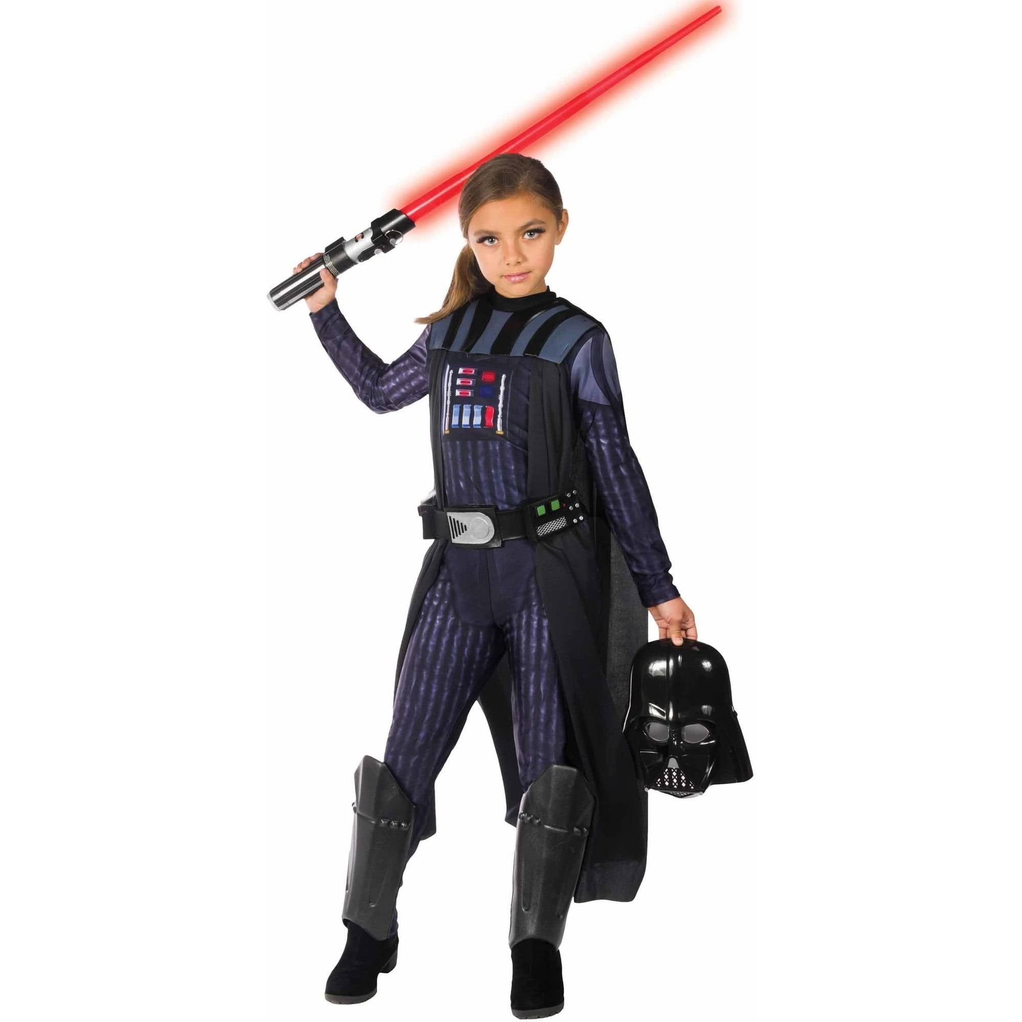 Girl Darth Vader Costume, Large (1012)