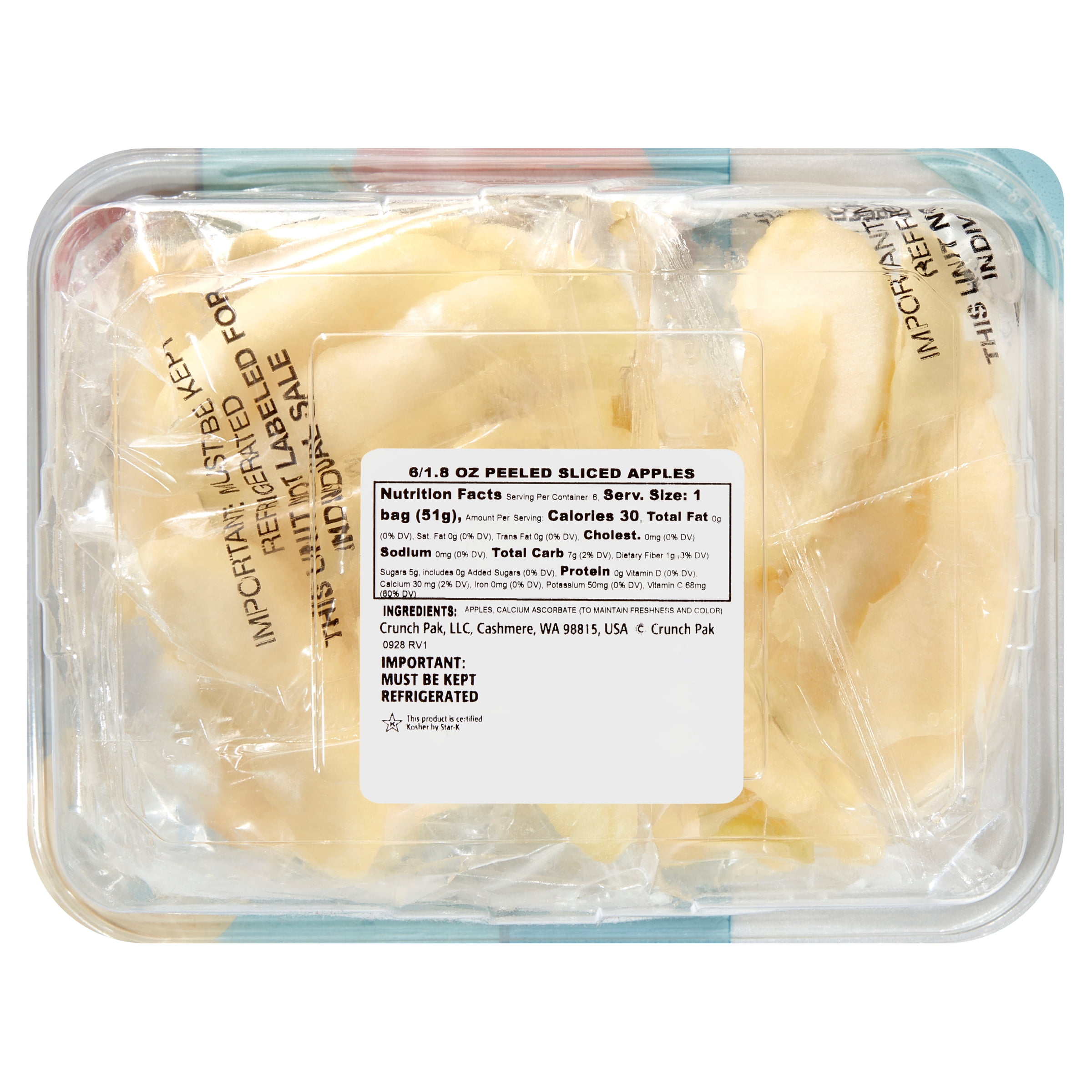 Crunch Pak Peeled Apple Slices, 2oz Count