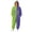 Green, variant on Basysin Halloween Pajamas Split Color Hooded Onesie Pajamas Soft Unisex Long Sleeve Jumpsuit Comfortable Cosplay Costume For Men And Women Halloween Costume Sleepwear