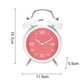 thumbnail image 2 of FloreceBien Reloj despertador con campana para dormitorio y decoración del hogar, bonito reloj despertador para dormitorio de niños, 2 of 5