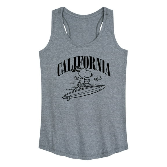 Peanuts - California - Women's Racerback Tank Top