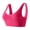 Pink, variant on Womens Bras no Wire High Impact Sports Bras for Women Padded High Support Gym Workout Yoga Sport Bra Seamless Running Bras Pink XL