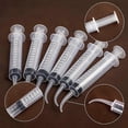 thumbnail image 4 of 10pcs 12ml Disposable Dental Syringe Transparent Elbow Syringe Teeth Washing Tool Dental Irrigation Liquid Extraction Tool Teeth Care Qinhai, 4 of 5