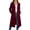 C-Wine18, variant on DHFJKG Womens Long Cardigan Casual Hooded Long Sleeve Fitness Lightweight Zipper Jacket Knee-Length Solid Color Stylish Outerwear