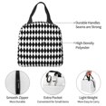 thumbnail image 4 of Easygdp Black And White Diamonds Bolsa Térmica Premium - Tela Oxford Impermeable, Gran Capacidad, Bolsillo Frontal, Unisex para Trabajo, Escuela, Actividades al Aire Libre y Picnics, 4 of 8