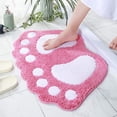 thumbnail image 2 of Bathroom Rugs Mats Water Absorbent Non-Slip Mat Used in Bathroom, Shower, Room, Etc.Soft Microfiber Bath Mat Machine Washable Bath Mat - pink, 2 of 7