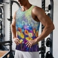 thumbnail image 5 of Salouo Spring Flower Seasonal for Men's Tank Tops,Sleeveless Muscle Shirts for Men Quick Dry Workout Tank Top Gym Muscle Tee Fitness Bodybuilding Sleeveless T Shirt-4X-Large, 5 of 7