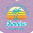 thumbnail image 4 of Inktastic Enjoy the Sunshine Jamaica Summer Paradise Boys or Girls Baby Bib, 4 of 4