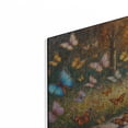 thumbnail image 2 of Luxe Metal Art 'Girl & Butterflies' by Rey Klimt Metal Wall Art, 24" x 12", 2 of 10