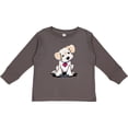 thumbnail image 3 of Inktastic Cream Doodle Pup Boys or Girls Long Sleeve Toddler T-Shirt, 3 of 5