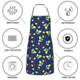 thumbnail image 6 of Disketp Lemons And Chili Kitchen Apron with adjustable Aprons for Women with Pockets Cooking Powder Pink Apron, 6 of 7