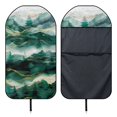 thumbnail image 6 of Uourmeti Misty Mountain Marble Pattern Terry Cloth Car Seat Cover Machine Washable Bucket Seat Protector, Waterproof Towel Seat Cover Waterproof Sweat Towel Car Seat Cover Fit for Cars Trucks SUVs, 6 of 9