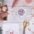 thumbnail image 6 of 3drose, Abstract Hummingbird, 3 inch Snowflake Porcelain Ornament, 6 of 7