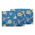 thumbnail image 3 of Soimoi Blue Rayon Crepe Fabric Artistic Leaf & Floral Fabric Prints By Yard 46 Inch Wide, 3 of 3