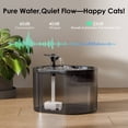 thumbnail image 5 of Areker Automatic Cat Feeder with Water Dispenser, 2-in-1 Cat Food Dispenser with Feeding Schedule & Voice Recorder, Dual Power Supply, 5 of 7
