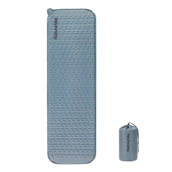 Naturehike Ultralight Self Inflating Insulated Sleeping Pad with Foam,Lightweight Rectangular Sleeping Mat for Camping Hiking
